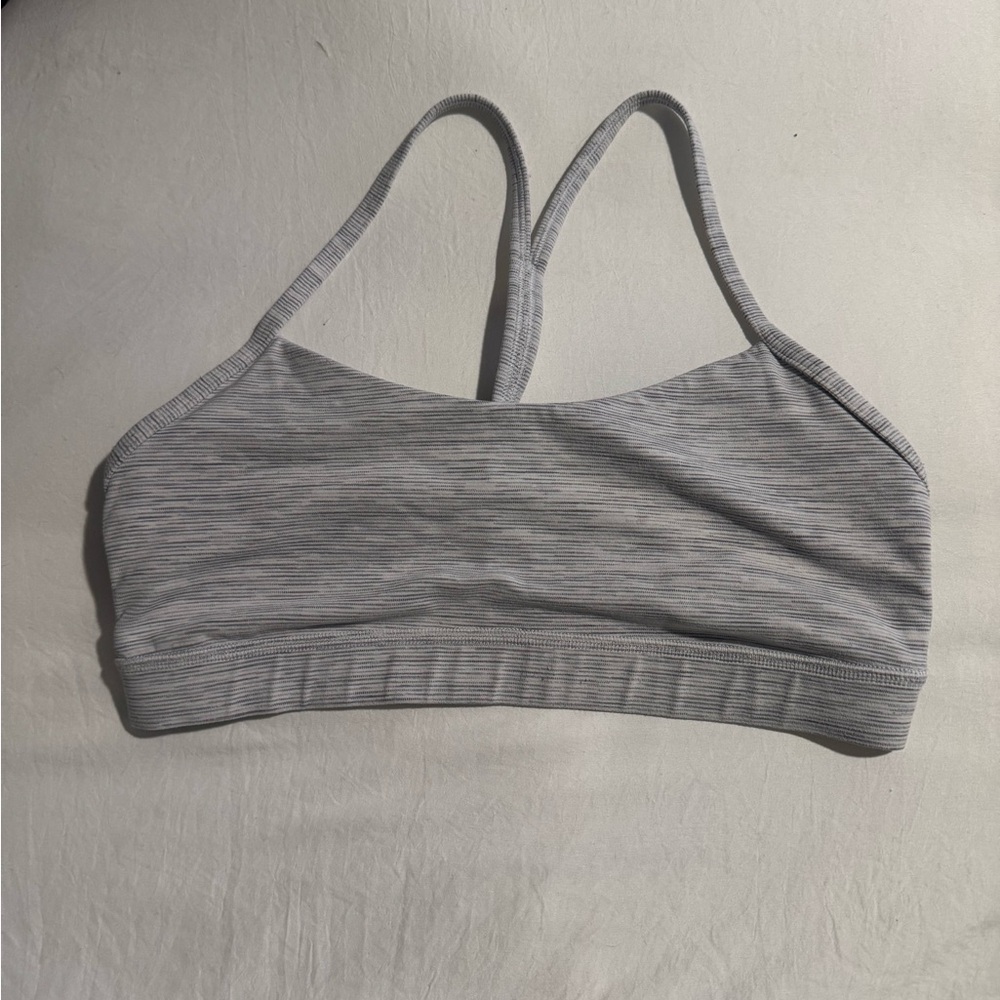 Gray lululemon sport bra